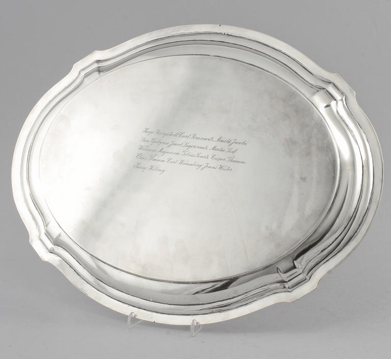 FAT, C G Hallberg, silver, Stockholm, troligen 1919. Vikt 1304 g.