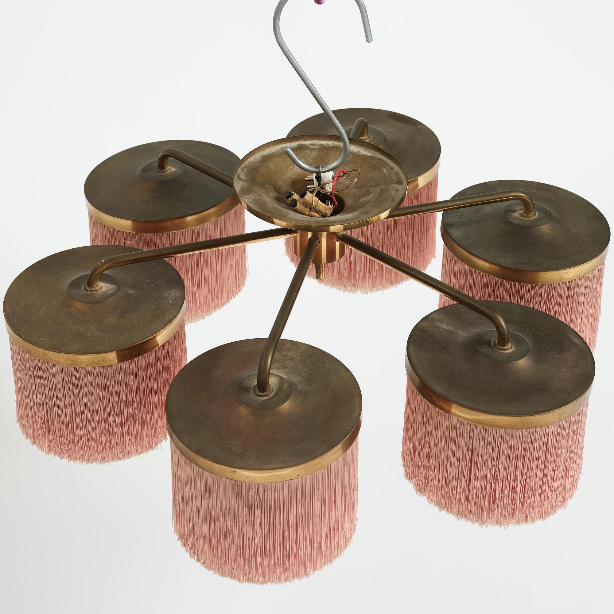 Hans-Agne Jakobsson, taklampa, modell T-606/95, Markaryd 1960-70-tal.