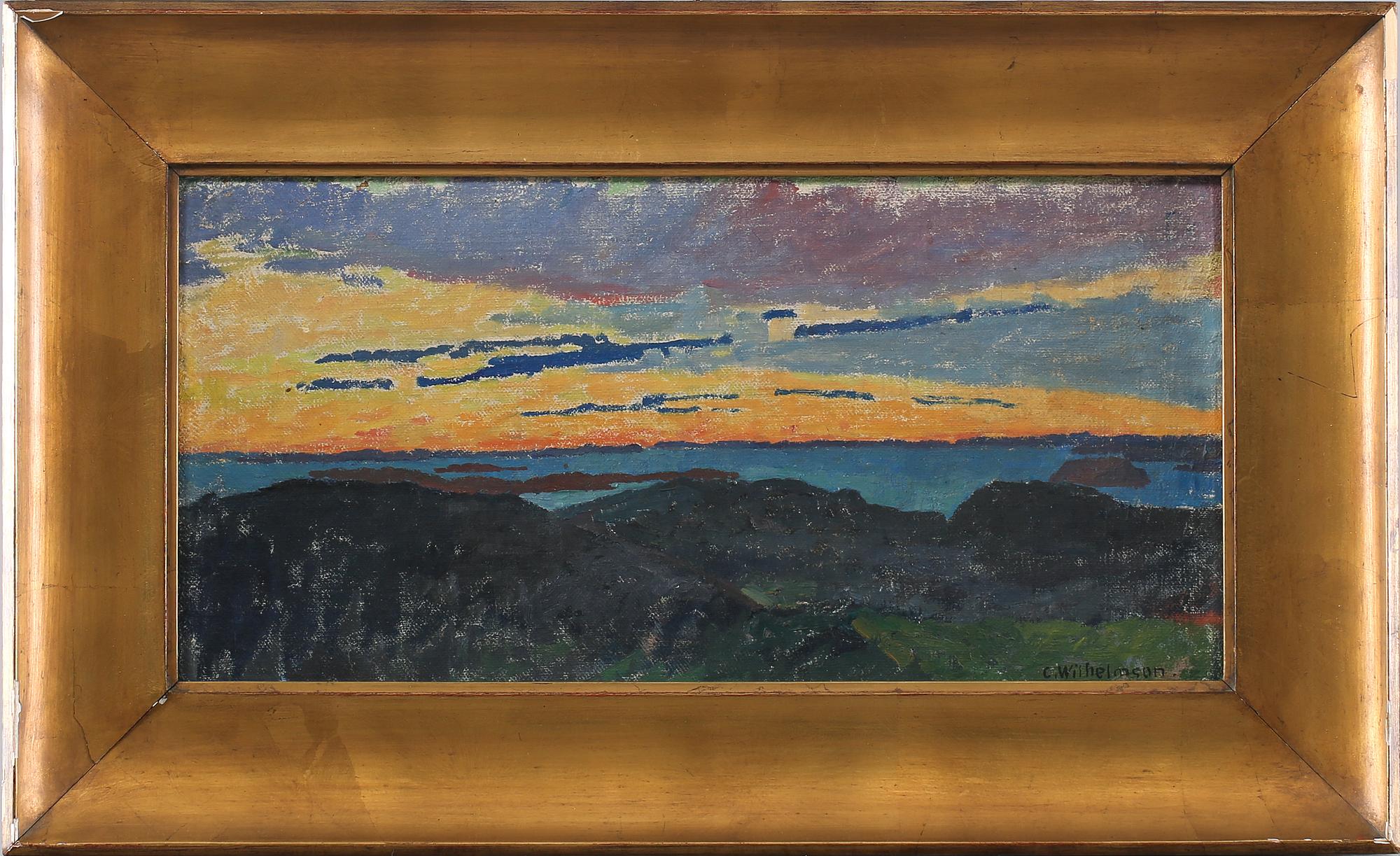 CARL WILHELMSON, olja på duk, signerad.