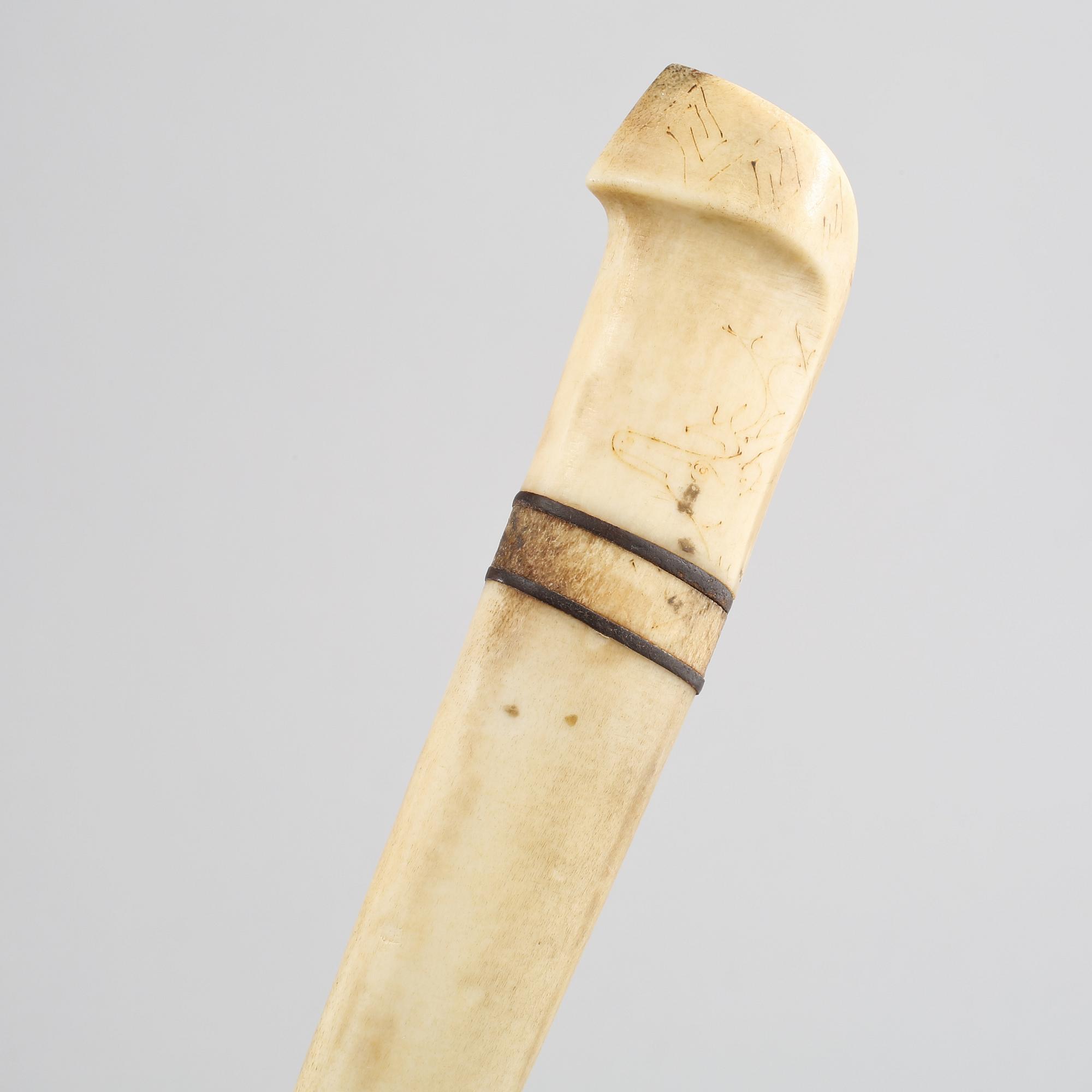 SAMEKNIV, signerad Johannes Lauri, Rovaniemi, 1900-tal.