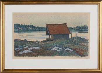 ROLAND SVENSSON, färglitografi, signerad och numrerad 75/310.