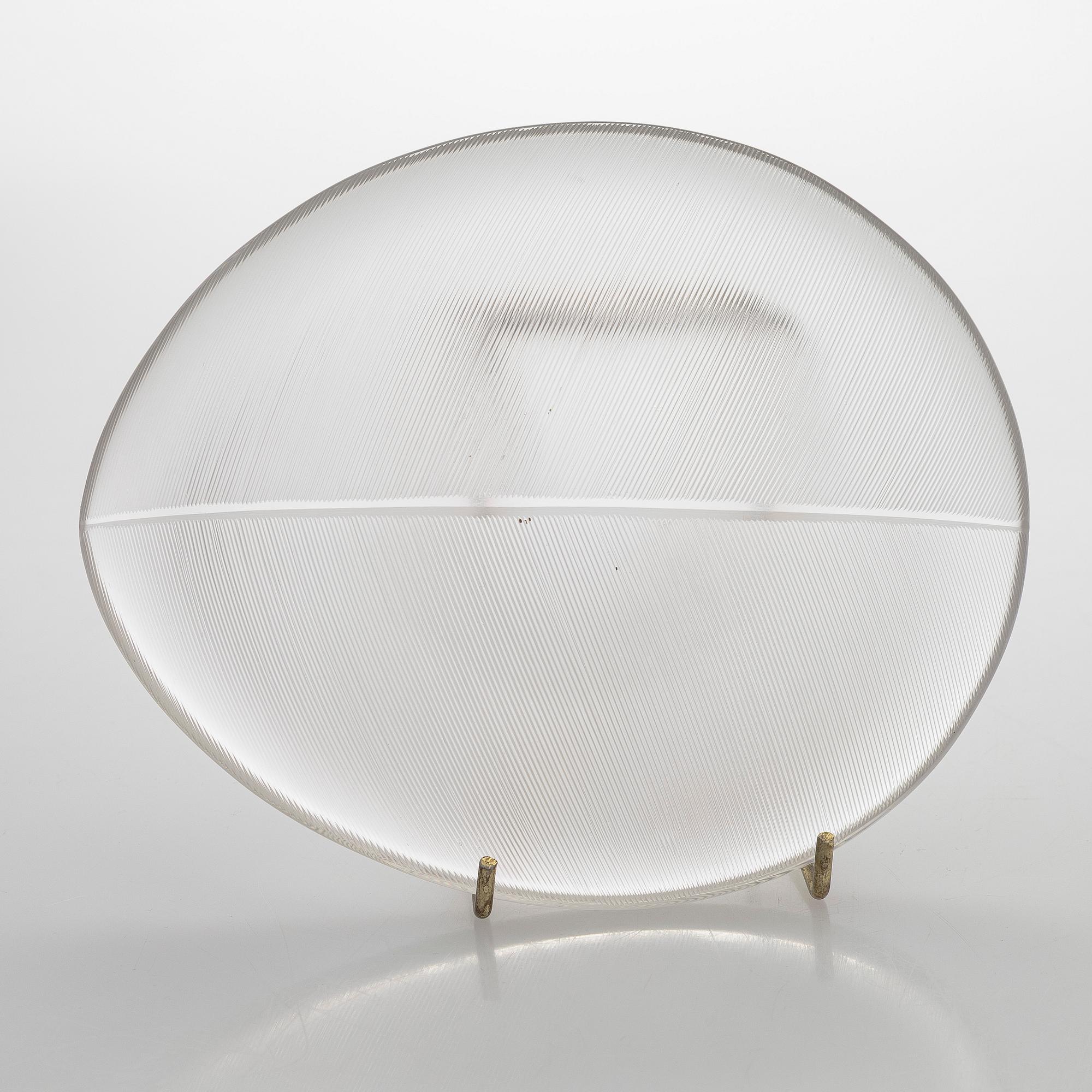 Tapio Wirkkala, malja, "Lehti", signeerattu Tapio Wirkkala Iittala -57.