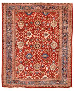 276. A CARPET, an antique Mahal, a so called Ziegler Mahal, ca 401 x 337,5 cm.