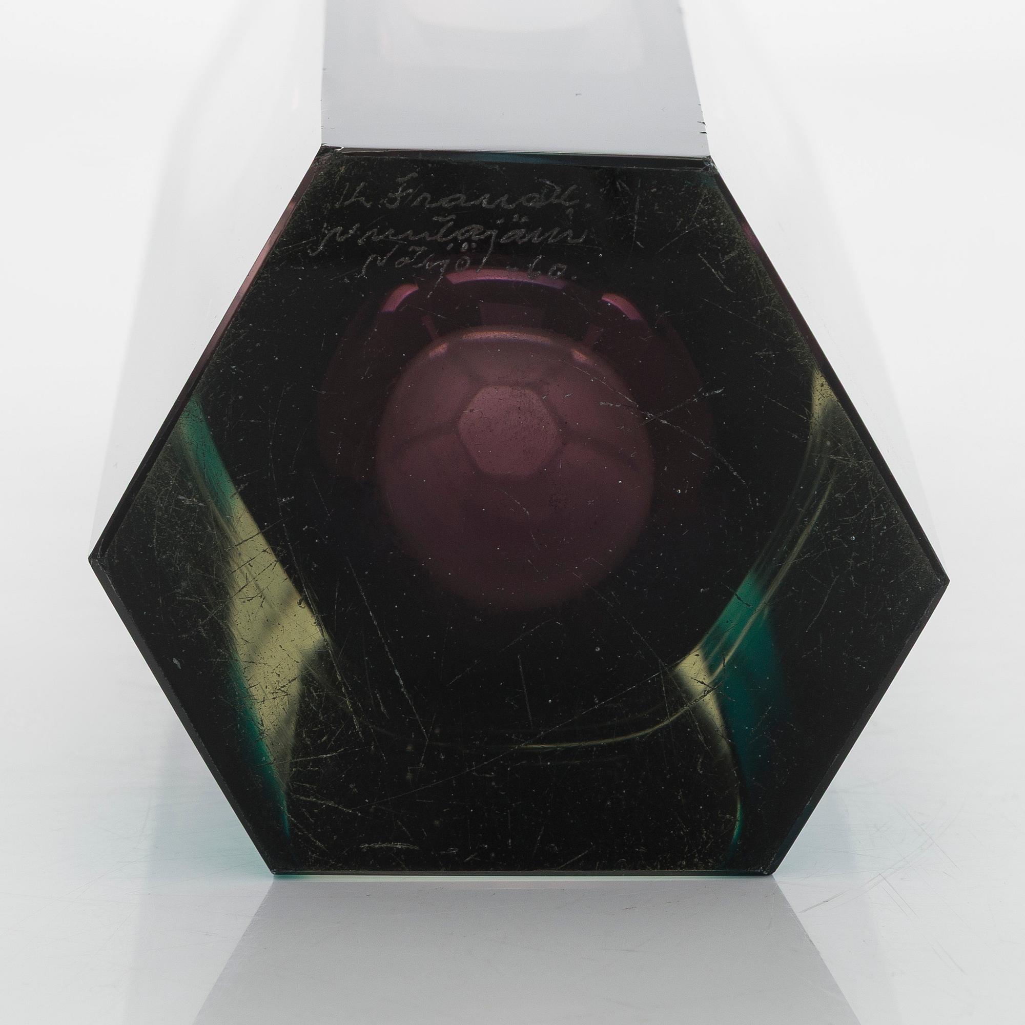 Kaj Franck, vas, "Pelare", signerad Kaj Franck Nuutajärvi Notsjö -60.