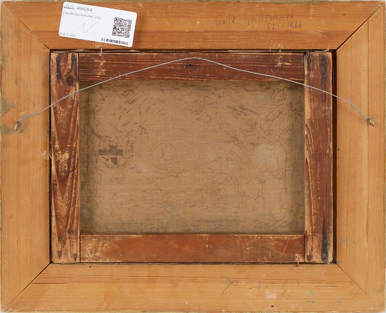 CLAUDE GUILLEMINET, olja på duk, signerad.