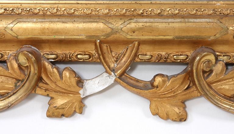 SPEGEL SAMT KONSOLBORD, nyrokoko, 1800-talets slut.