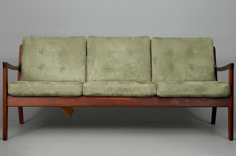 SOFFA, palisander, "Senator", Ole Wanscher, France & Son, Danmark 1900-talets mitt.