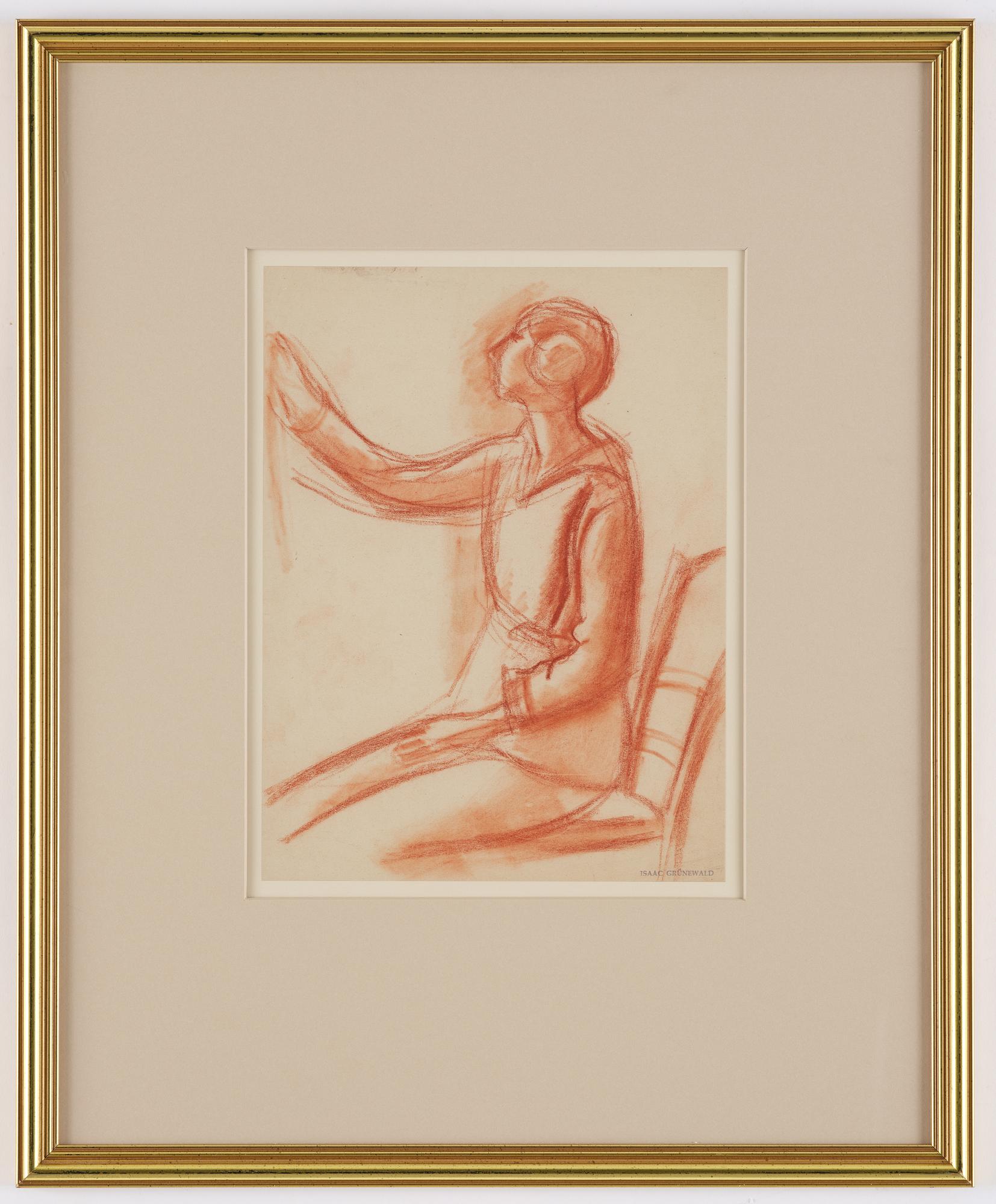 Isaac Grünewald, Sigrid paints.