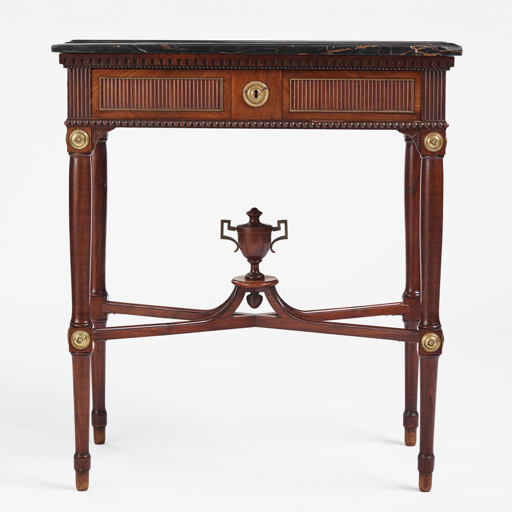 Bord, av Gottlieb Iwersson ( mästare i Stockholm 1778 - 1813 ) ej signerat, Gustavianskt.