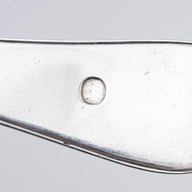 Jakob Lampa, soppslev, silver, Stockholm 1779.