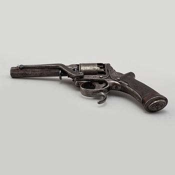 A Deane & Son manufactured Tranter first model percussion revolver.