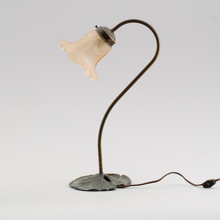 BORDSLAMPA, jugendstil, 1900-tal.