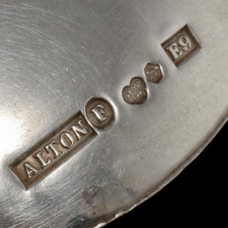 BROSCH, silver, Alton, Falköping, 1955. Vikt 8 g.