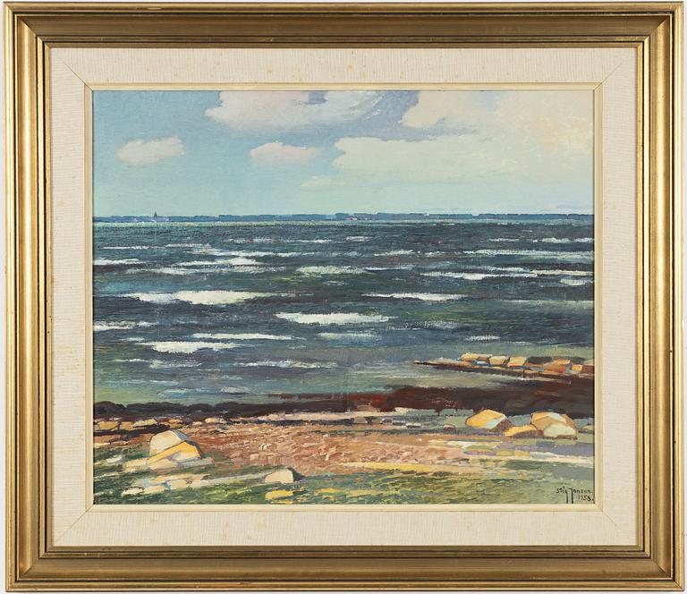 Stig Jonzon, "Blåsväder, Kalmarsund".