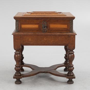 Casket, 18th Century, with later stand.