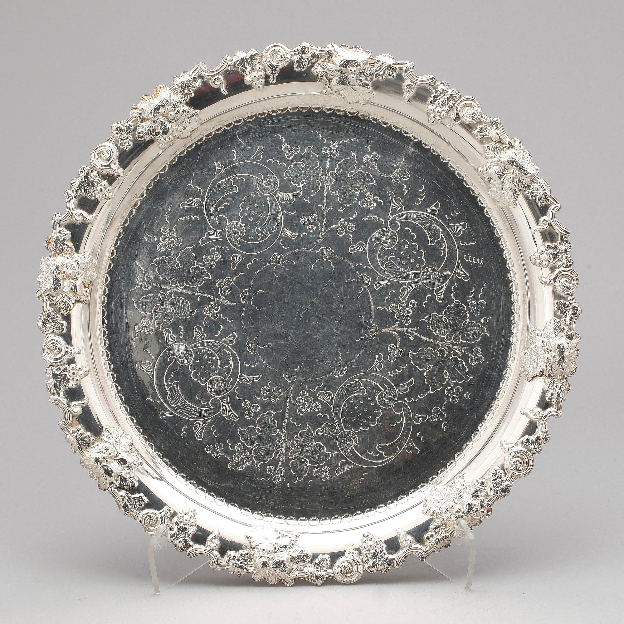 BRICKOR, 3 st, nysilver, England, 1900-tal.