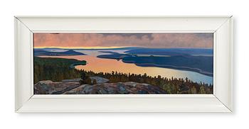 Hilding Werner, Motiv från Glafsfjorden, Värmland.