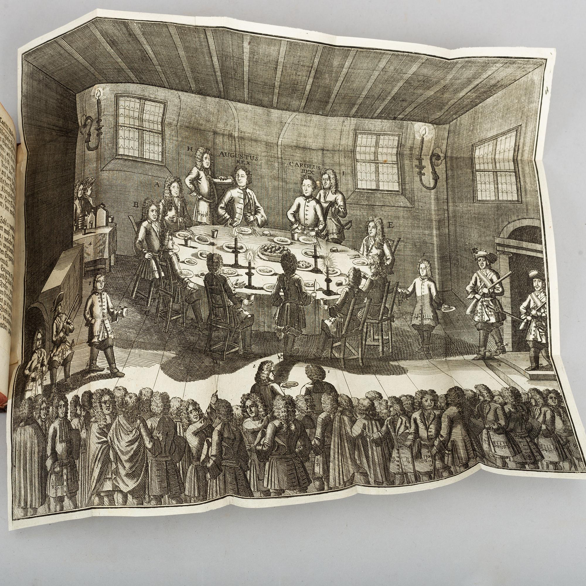 History of King Charles XII, 10 vols., with engraved plates and plans, 1702-19.