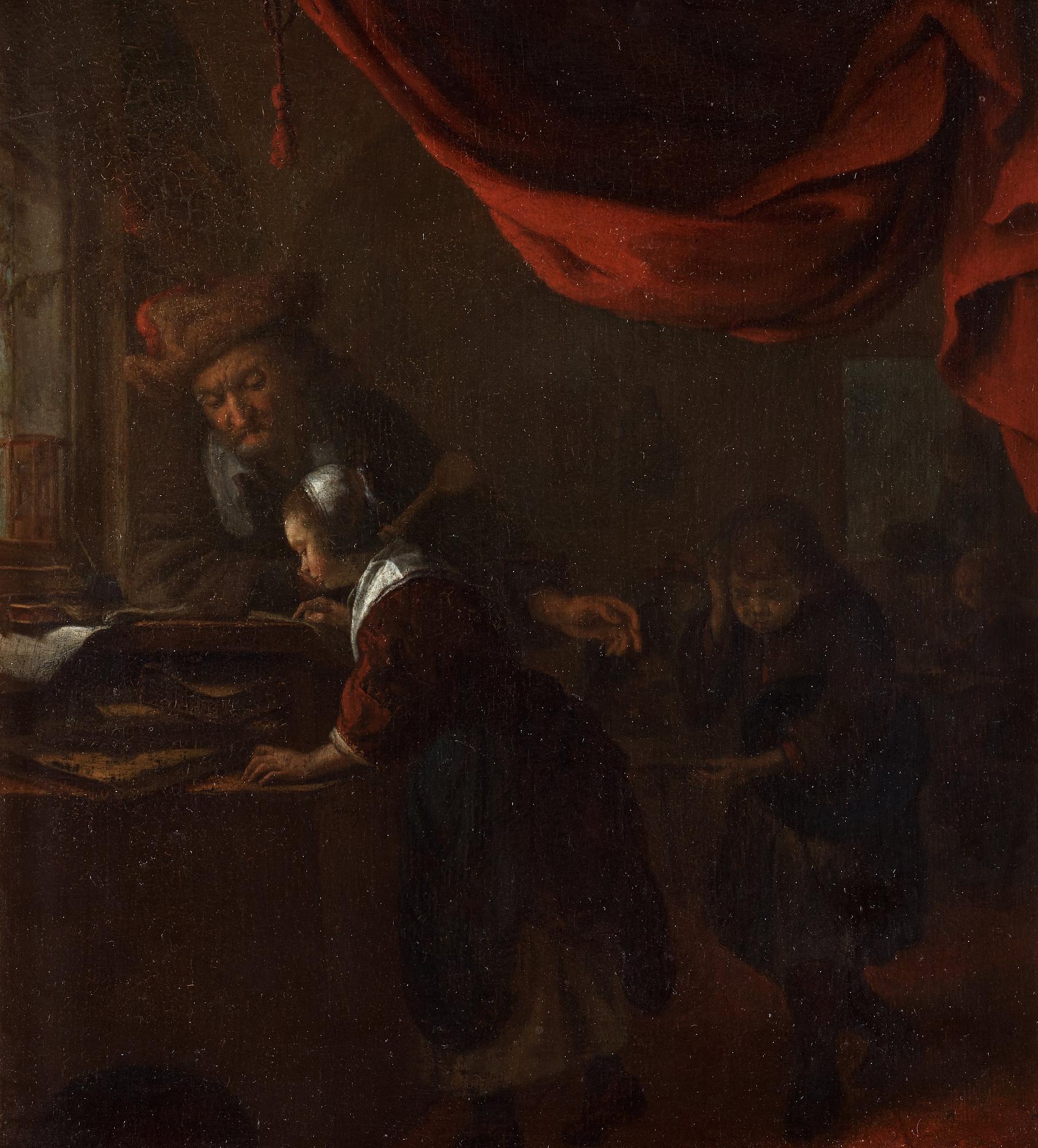 Bartholomeus Maton Tillskriven, Läraren och eleven.