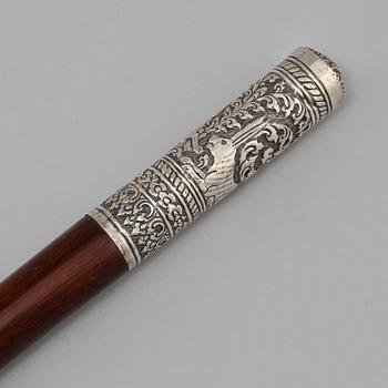 KÄPP, trä och silver, 1900-tal.