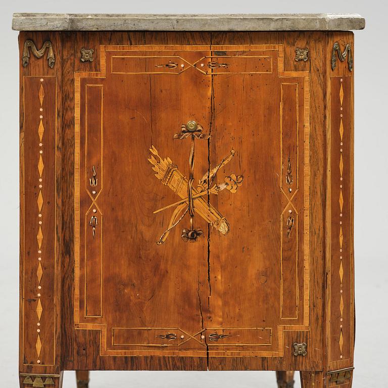 A Gustavian marquetry commode by N. P. Stenström (master in Stockholm 1782-90).