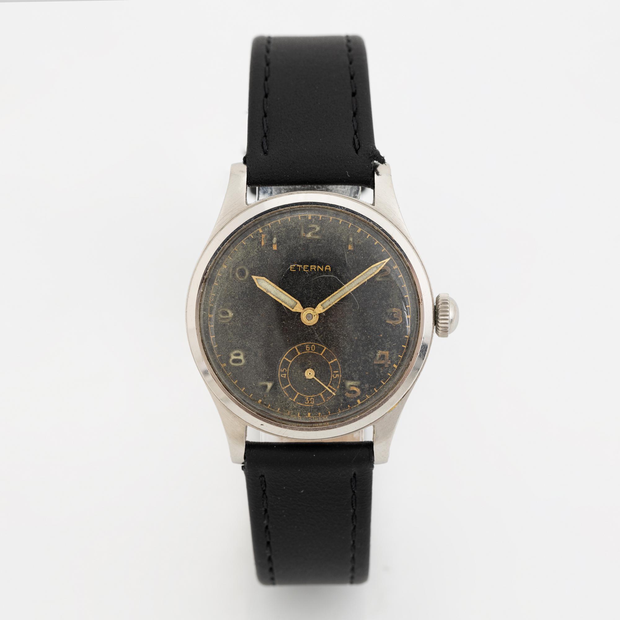 Eterna, "Tre Tacche", wristwatch, 31 mm.