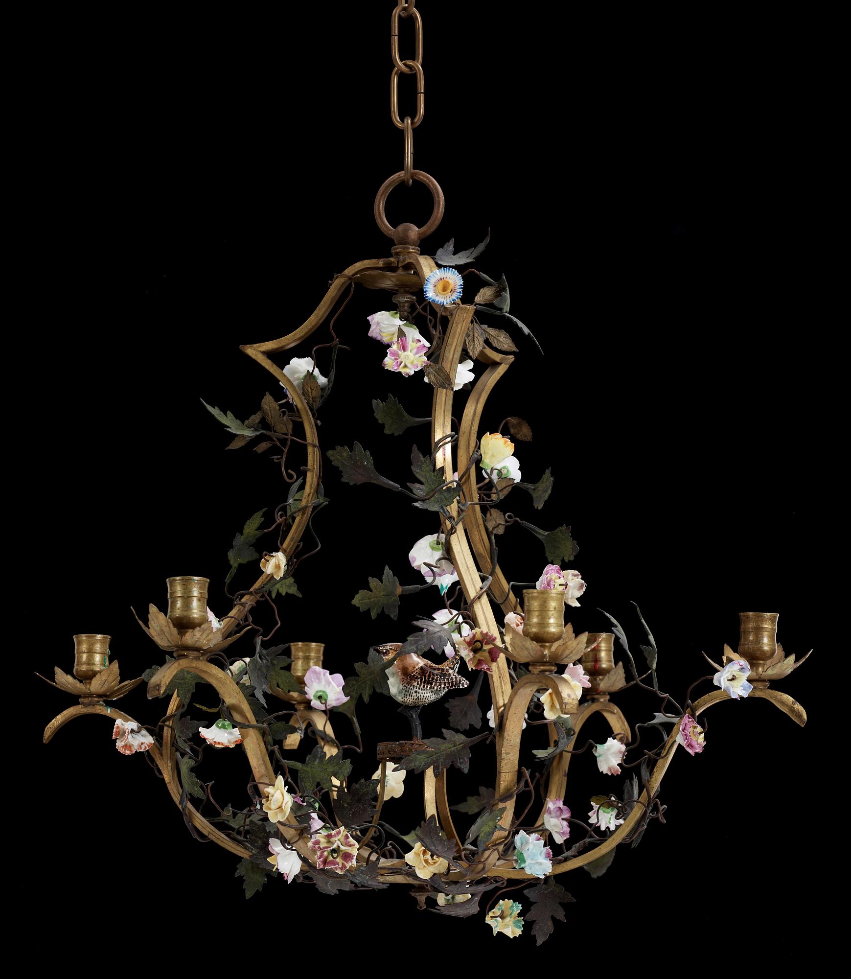 LJUSKRONA, naturalistisk, omkring år 1900.