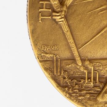 Professor Waloddi Weibulls ASME medalj i guld.