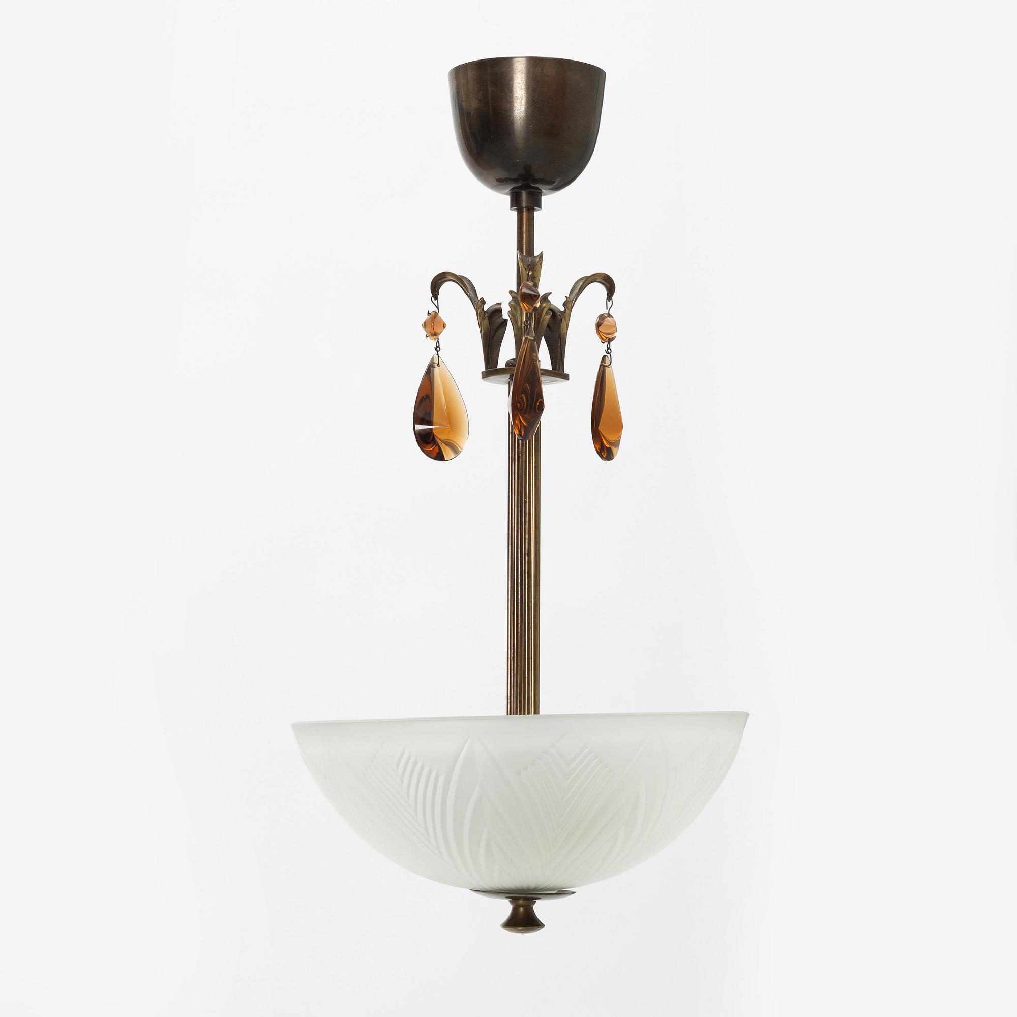 Ceiling Lamp, Swedish Grace, 1920s-1930s.