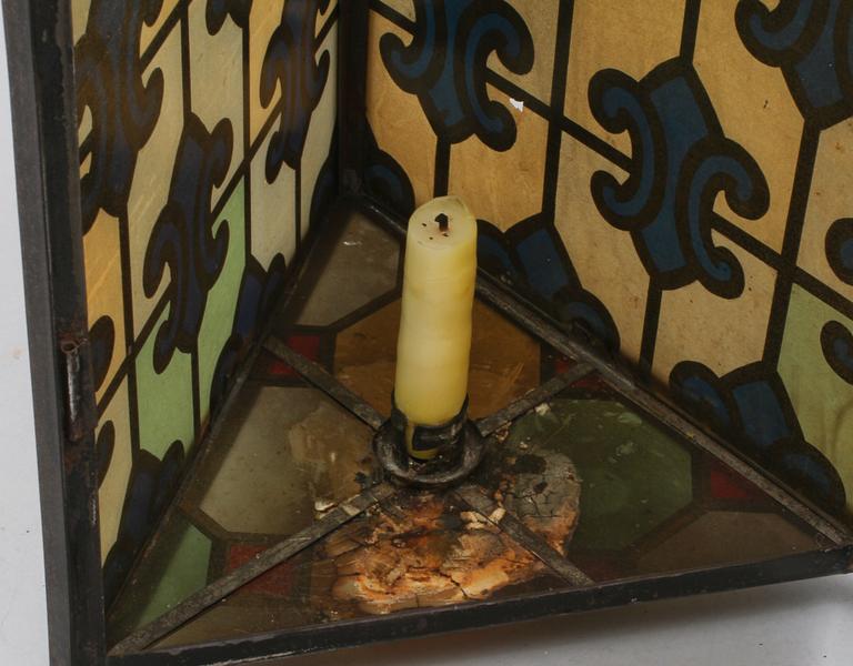 LYKTA, mässingssmide och glas, 1900-talets första hälft.