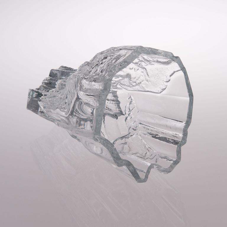 TAPIO WIRKKALA, MALJAKKO, glas, "Marmora" 3544. Iittala.