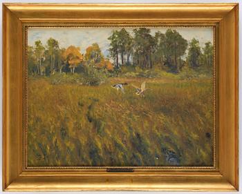 Bruno Liljefors, Autumn landscape.