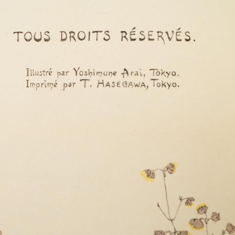 'Scènes du téâtre Japonais', a book printed in Japan, Tokyo in 1900.