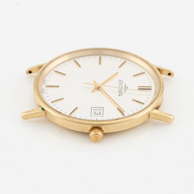 Antima, 14K guld, armbandsur, 33,5 mm.