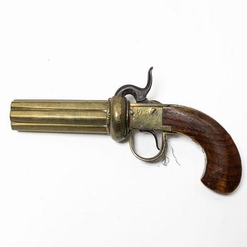 Slaglåsrevolver, svensk, Anders Gustafsson (1835-1924 Ödesstugu).