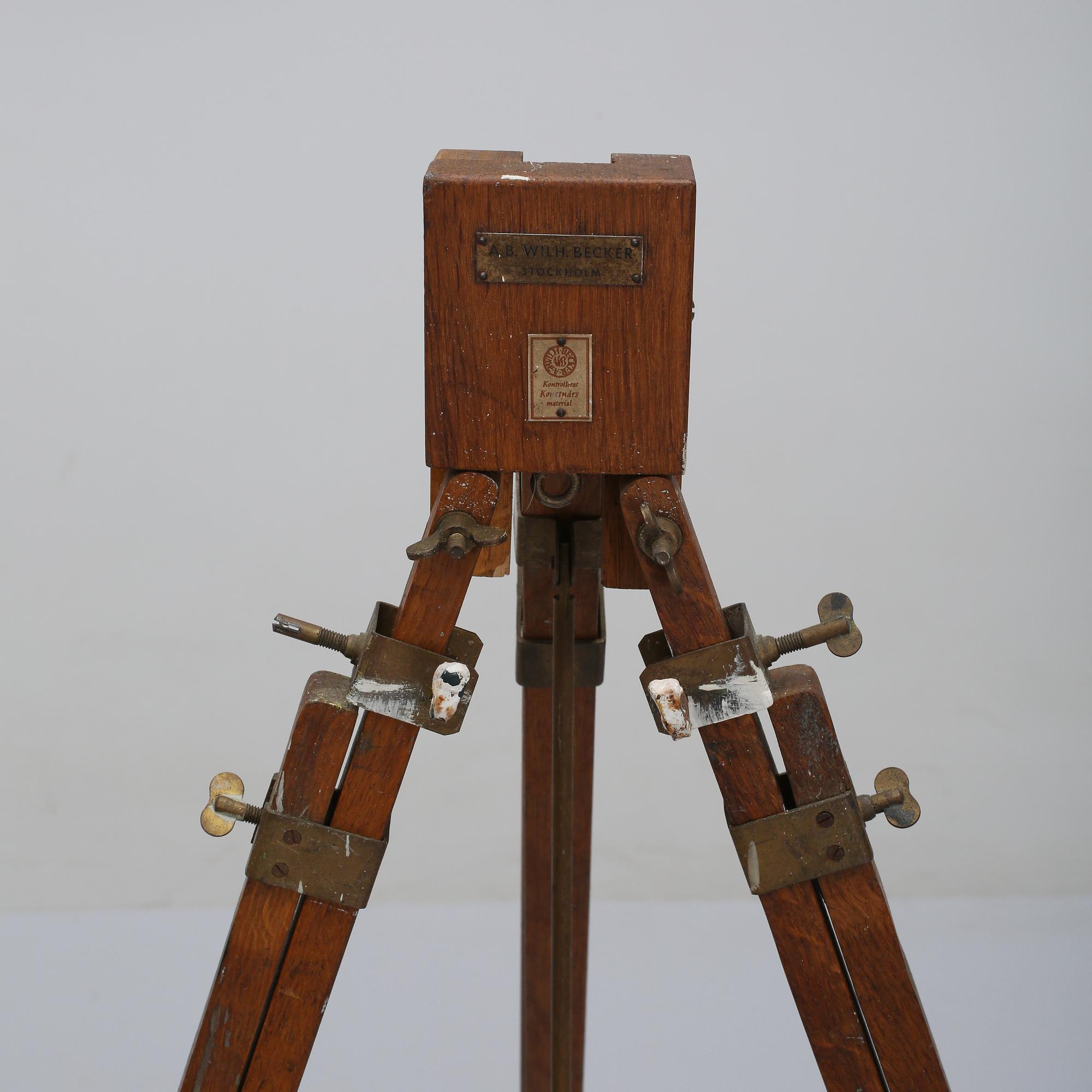 FÄLTSTAFFLIER, 3 stycken, Beckers, 1900-tal.