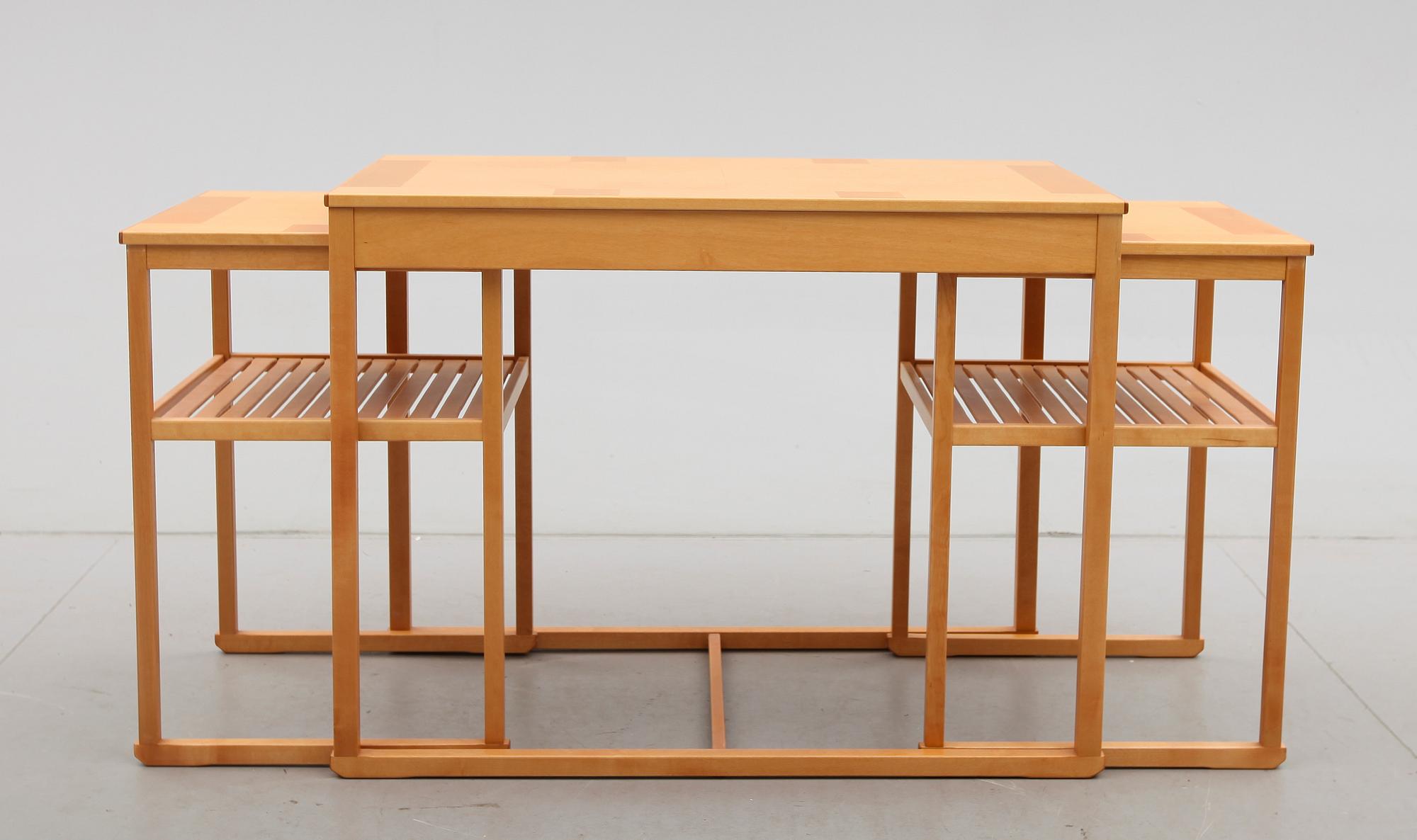 SATSBORD, "Släden", Carl Malmsten, formgivet 1948.