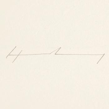 HANS HARTUNG, a lithograph, singned in pencil and numbered 24/35.