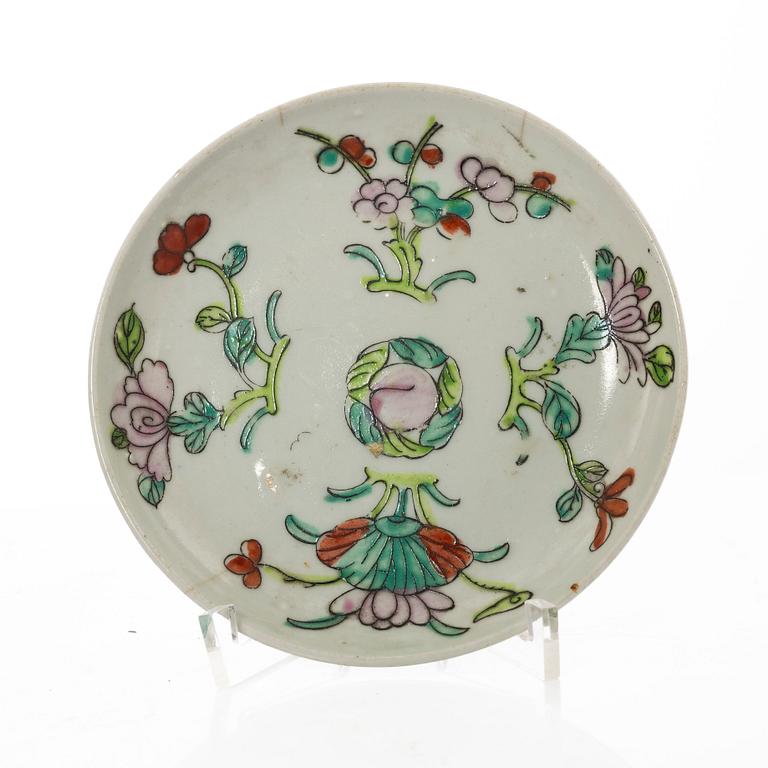 Parti porslin, 6 delar, Kina, 1800-1900-tal.