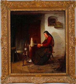 ANDERS KOSKULL, olja på duk, sign.