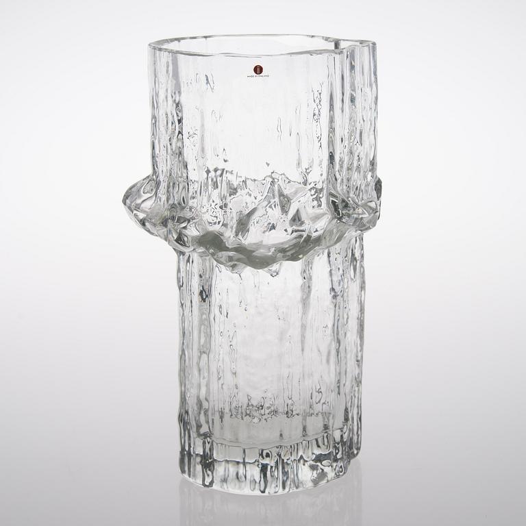 A glass vase, signed Tapio Wirkkala -3546. Iittala, Finland, 1960/70s.