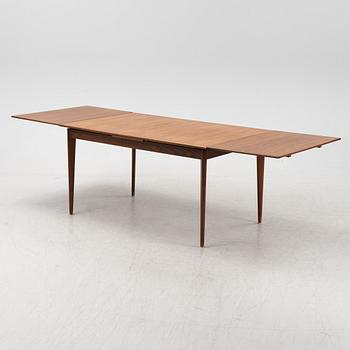 A teak dining table, Scandinavia, 1950's/1960's.