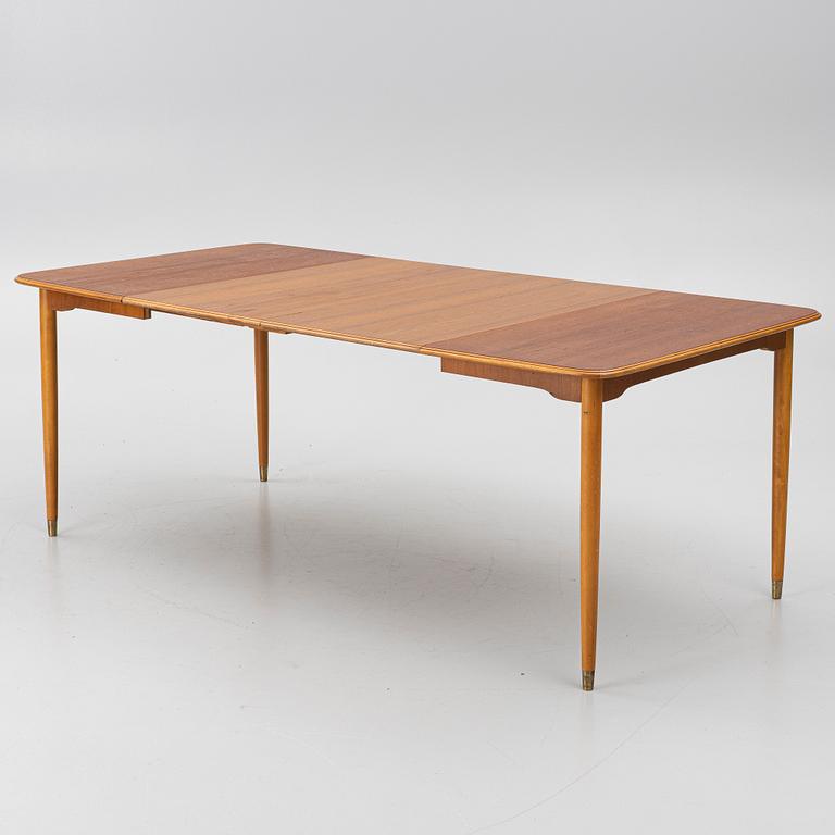A dining table, teak, 1960s.