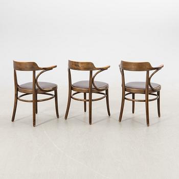 Armchairs 5 pcs Gemla late 20th century.