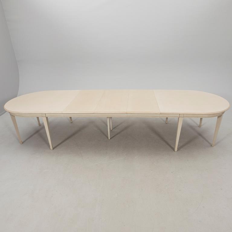 Dining table, Gustavian style modern manufacture.