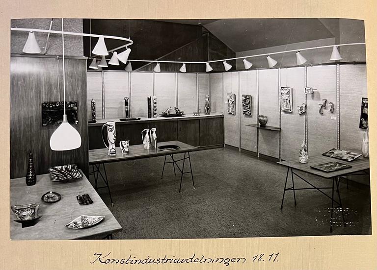 Trestle table, Nordiska Kompaniet, 1950s.