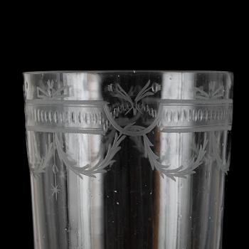 Glas, 14 st, sengustavianska, tidigt 1800-tal.