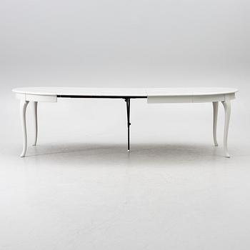 Matbord, 8 stolar, senbarockstil, 1900-tal.