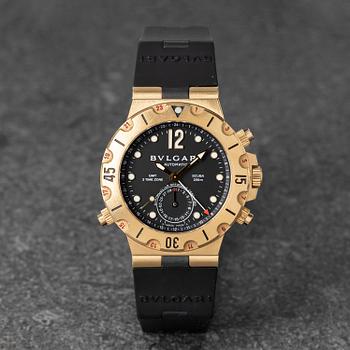 1077. Bulgari, Diagono Scuba, GMT, ca 2004.