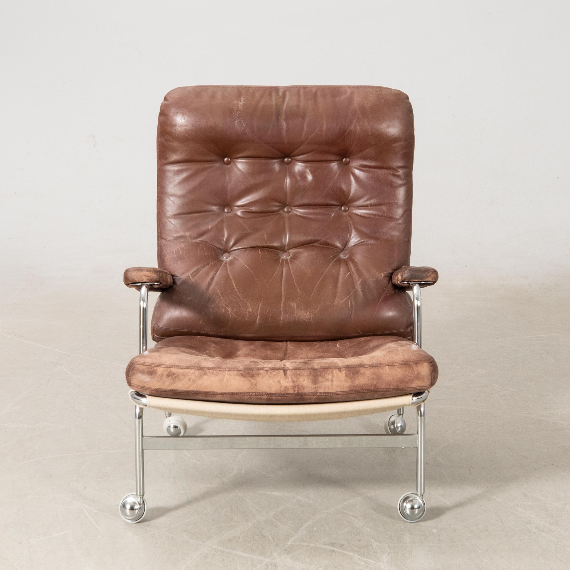 Bruno Mathsson, armchair, "Karin" for DUC`X late 20th century.